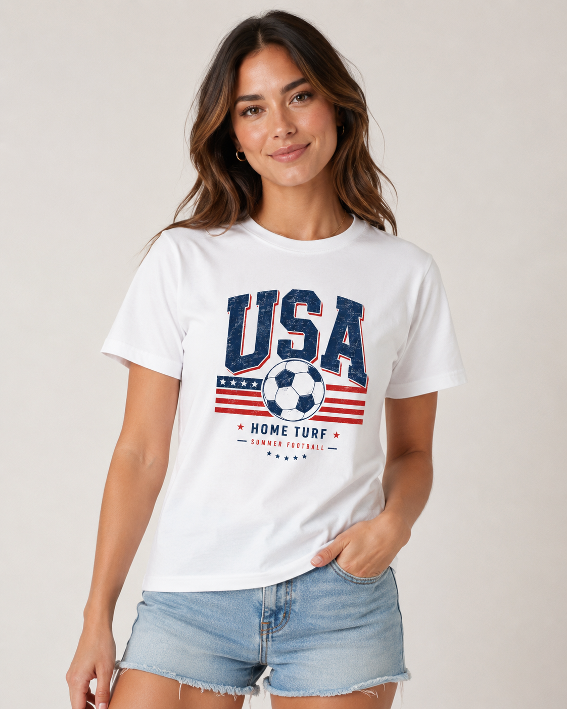 USA Vintage Soccer Tee